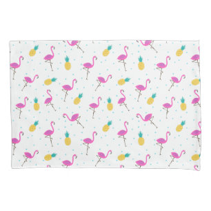 Neon Flamingos 2 Pillow Case