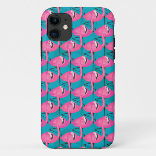 Neon Flamingos iPhone 11 Case