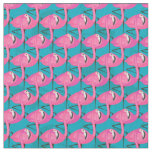 Neon Flamingos Fabric
