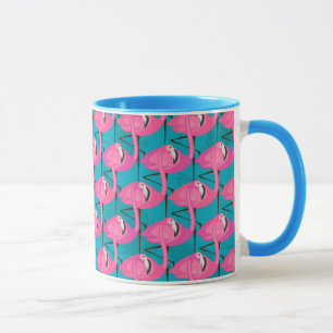 Neon Flamingos Mug
