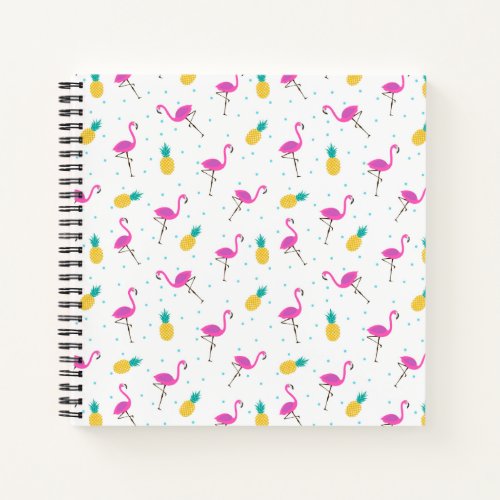 Neon Flamingos Notebook