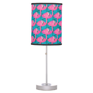 Neon Flamingos Two Table Lamp