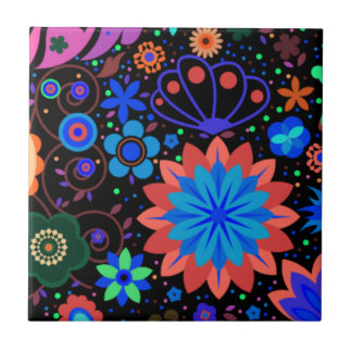 Neon Ceramic Tiles | Zazzle