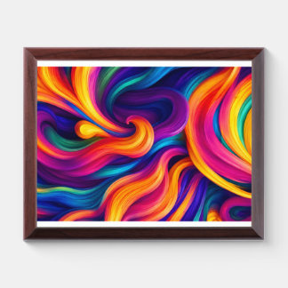 Neon flow. award plaque