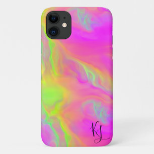 Neon Flow Personalized Phone Case