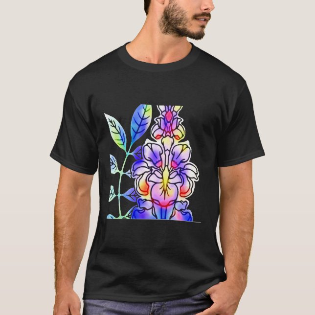 Neon Flowers T-Shirt (Front)