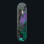 Neon Forest Dreamscape Abstract Skateboard<br><div class="desc">Step into a surreal shadowland with this neon forest dreamscape skateboard, where twilight greens and purples pulse like secrets whispered through trees. It’s an abstract journey through electric woods—mysterious, bold, and just a bit otherworldly. Designed for skaters who crave the wild unknown, this deck fuses art and adrenaline in every...</div>