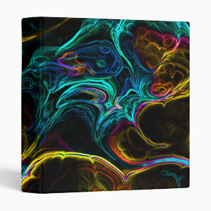 Neon Fractal 1 Binder