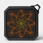 Neon Fractal Burst – Spiritual Geometric Pattern Bluetooth Speaker