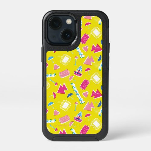 Neon FRIENDS Icon Pattern iPhone 13 Mini Case