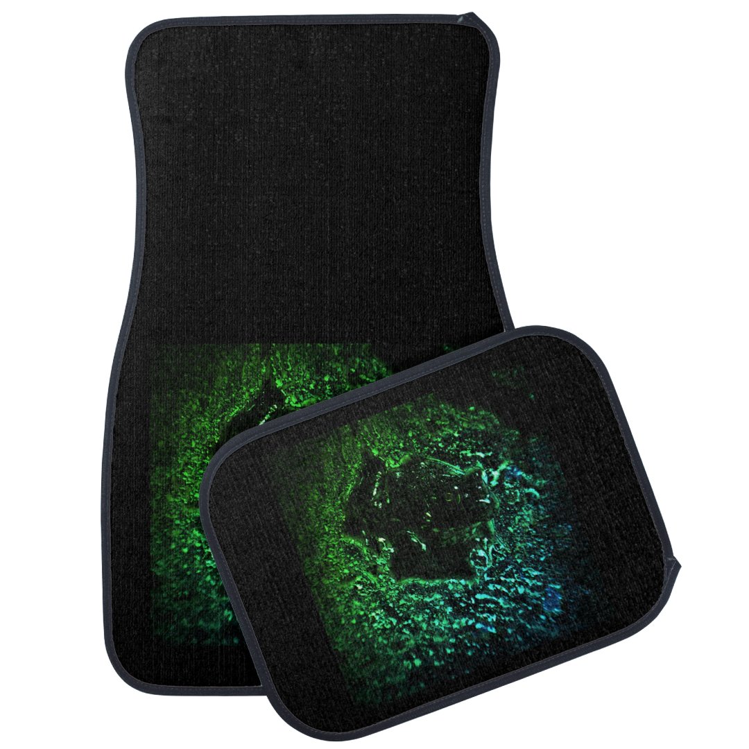 Neon Frog Car Mats Zazzle