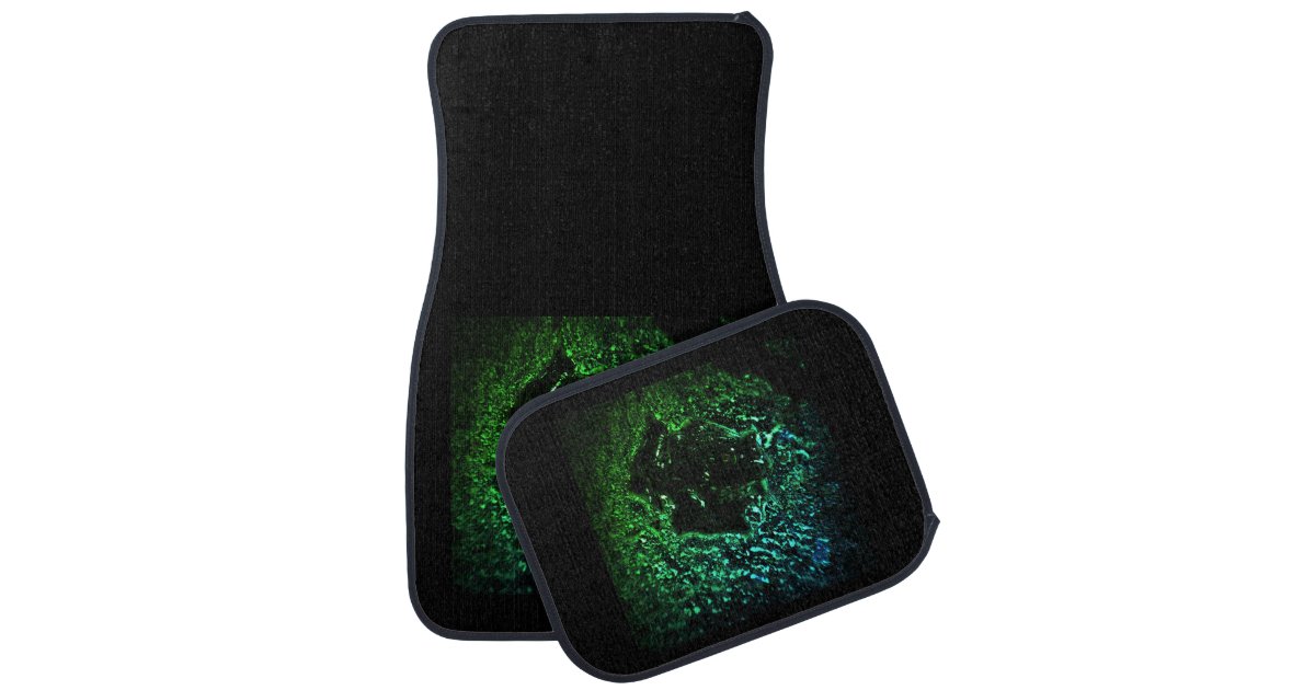Neon Frog Car Mats Zazzle