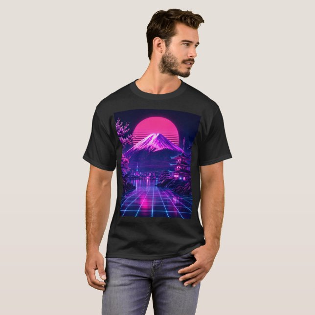Neon Fuji T-Shirt (Front Full)
