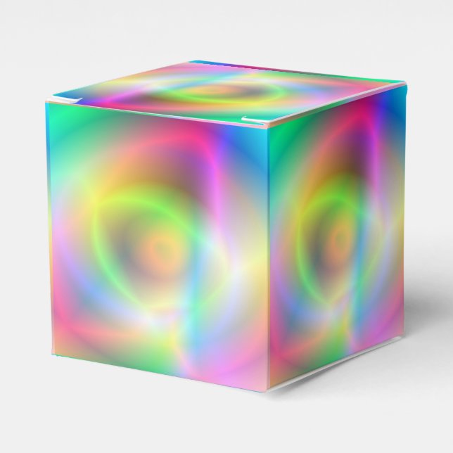 Neon Fun Favor Boxes (Front Side)