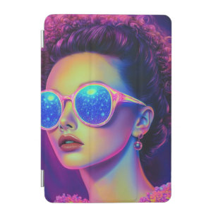 Neon Galaxy Glamour iPad Mini Cover