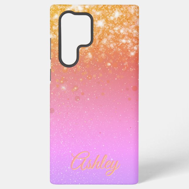 Neon Galaxy Gradient Samsung Galaxy Case (Back)