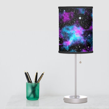Neon Galaxy Table Lamp by JulieErinDesigns at Zazzle
