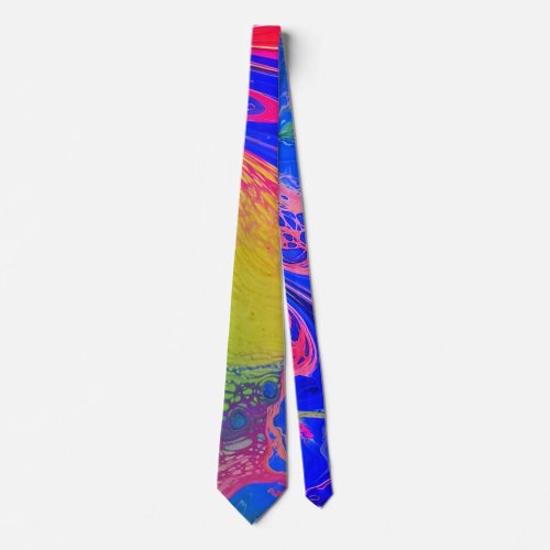 Neon Galaxy Tie