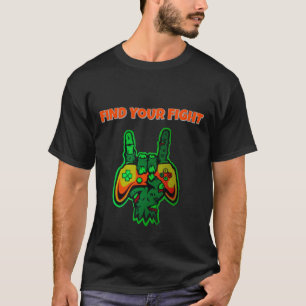 Neon Gamer Hand Controller Art T-Shirt