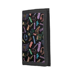 Neon Gamer Trifold Wallet