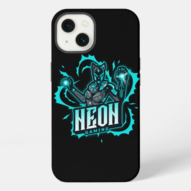 Neon Gaming  Iphone Case (Back)