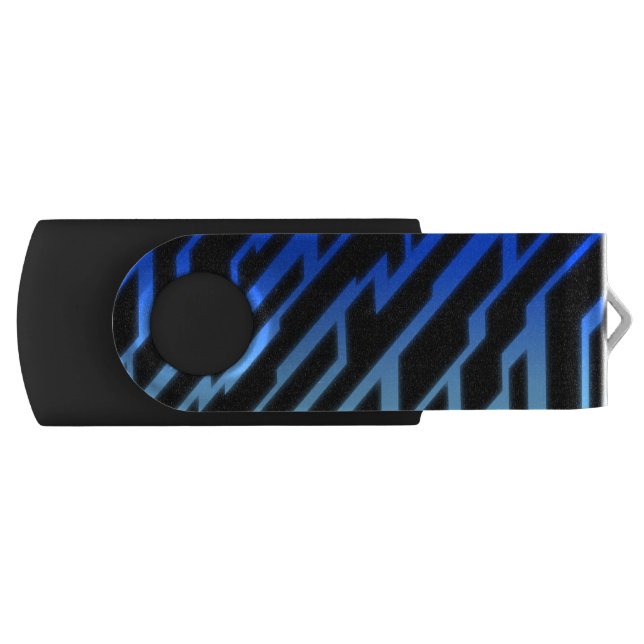 "Neon Geometry" USB Flash Drive (Front)