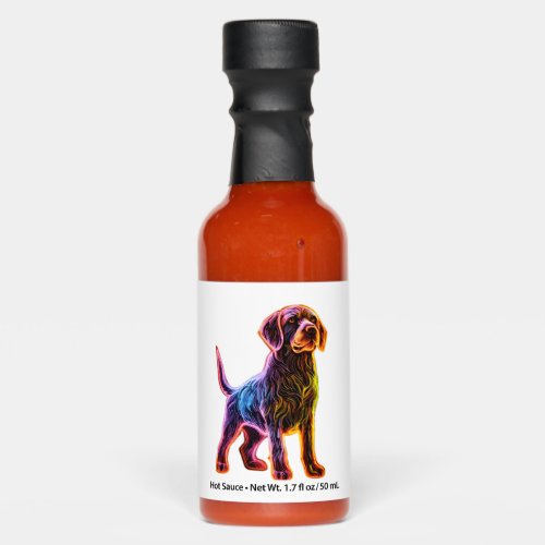 Neon German Wirehaired Pointer   Hot Sauces