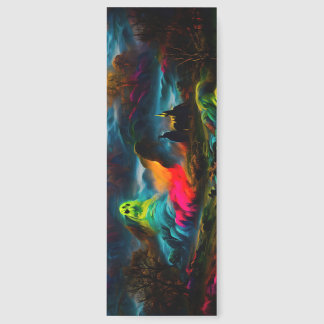 Neon Ghosts in a Haunted Fantasy Landscape Bookmarks