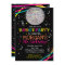 Neon Glow Dance Party Invitation