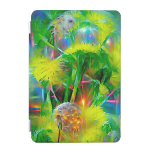 Neon Glow Dandelions in Dream Garden iPad Mini Cover