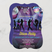 Neon Glow Disco Dance Birthday Party (Front/Back)