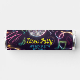Neon Glow Disco Dance Birthday Party Breath Savers® Mints