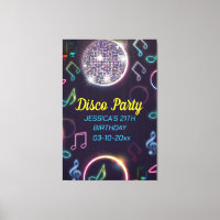 Neon Glow Disco Dance Birthday Party
