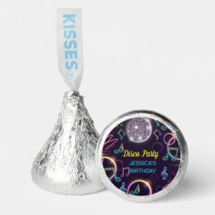 Neon Glow Disco Dance Birthday Party Hershey®'s Kisses®