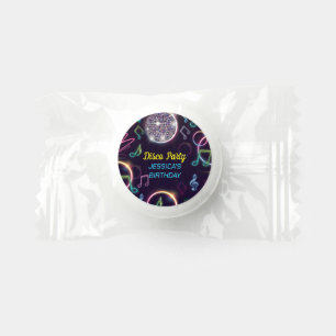 Neon Glow Disco Dance Birthday Party Life Saver® Mints