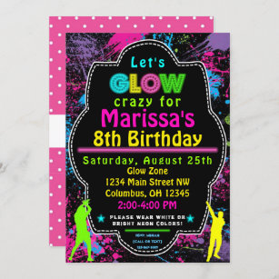 teen dance party invitations