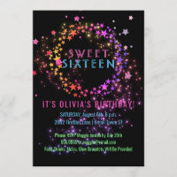 Neon Glow in the Dark Party | Sweet 16