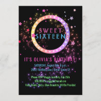 Neon Glow in the Dark Party | Sweet 16