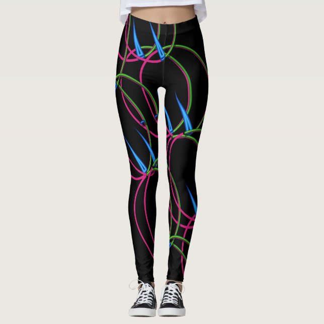 Neon Glow Leggings (Front)