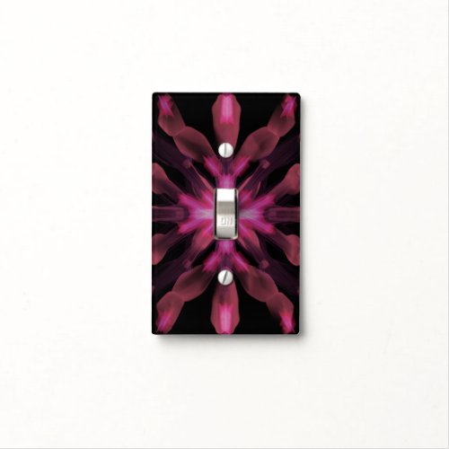 Neon Glow Light Sticks Abstract Design  Light Switch Cover