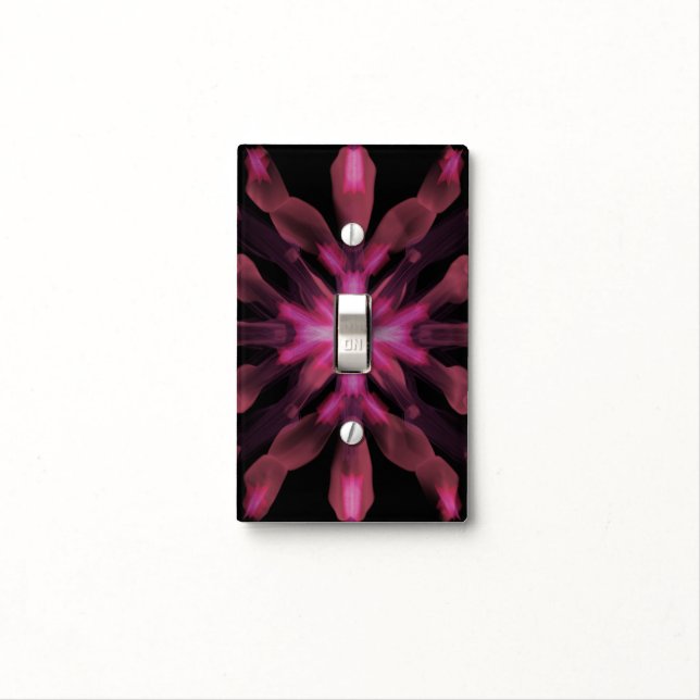 Neon Glow Light Sticks Abstract Design  Light Switch Cover (In Situ)