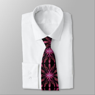 Neon Glow Light Sticks Abstract Design  Neck Tie
