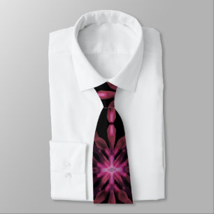 Neon Glow Light Sticks Abstract Design  Neck Tie