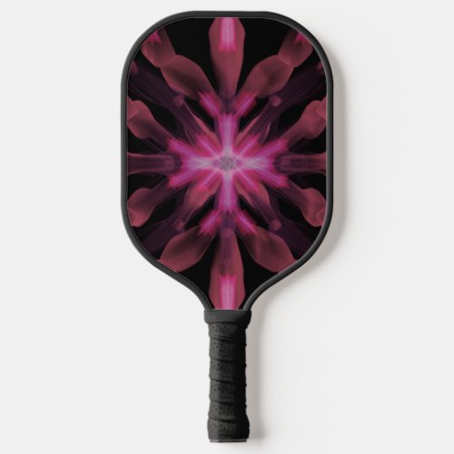 Neon Glow Light Sticks Abstract Design Pickleball Paddle