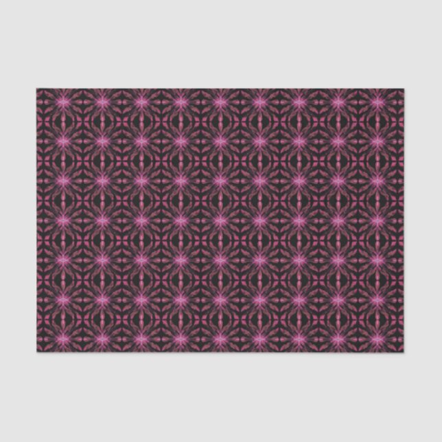 Neon Glow Light Sticks Abstract Pattern  Tissue Paper (Front)