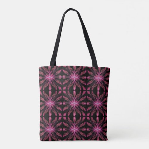 Neon Glow Light Sticks Abstract Pattern  Tote Bag