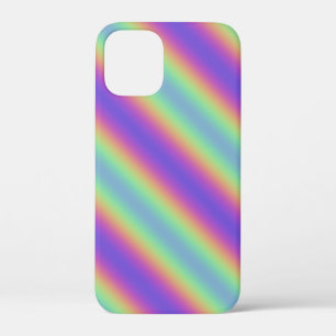 Neon Glow Rainbow Stripe iPhone / iPad case