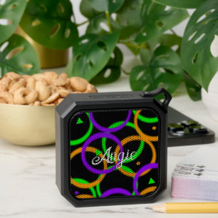 Neon Glow Rings Name Bluetooth Speaker
