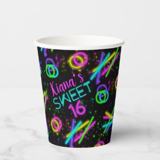 Neon Glow Stick Sweet 16 Name ID760