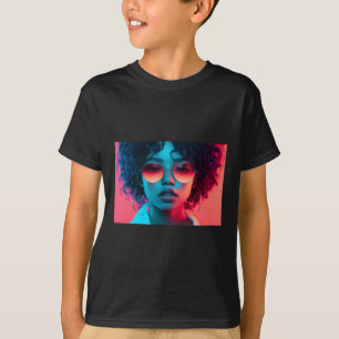 Neon Glow Sticker  T-Shirt